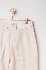 pants embroidered denim