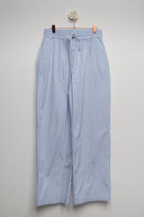 Pantalone in cotone gessato