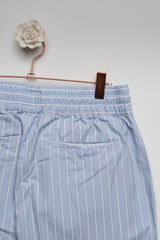 Pantalone in cotone gessato