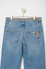 JEANS STRAIGHT RICAMO