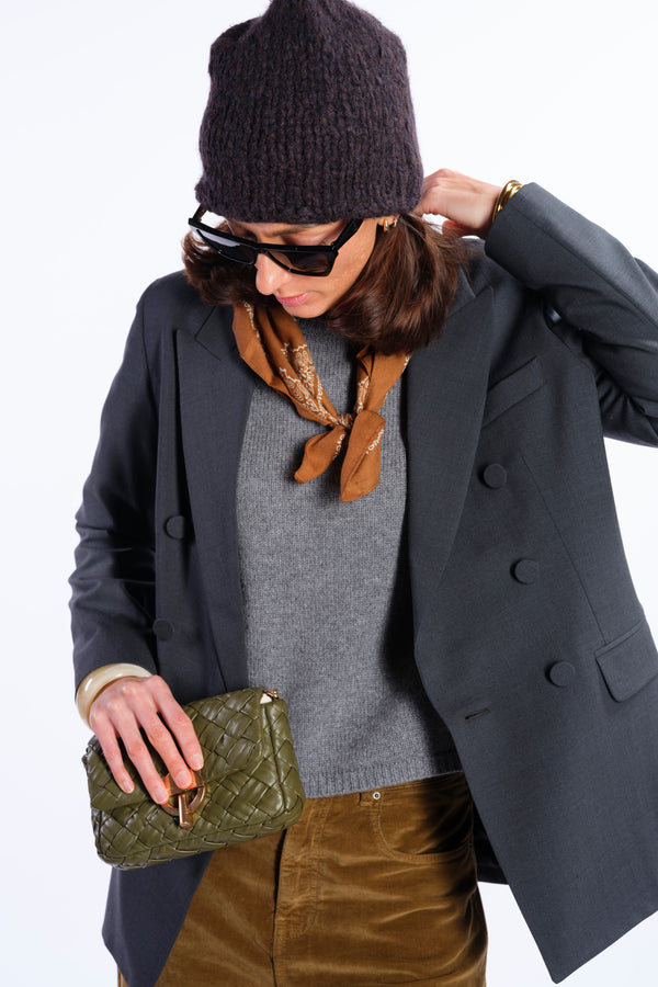 Blazer double-breasted graphite