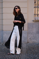 Abito  nero chemisier