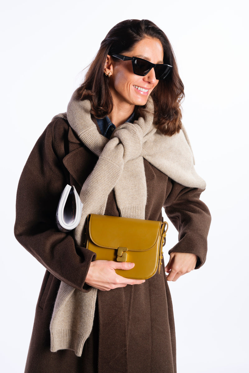 borsa tracolla mini bronzo