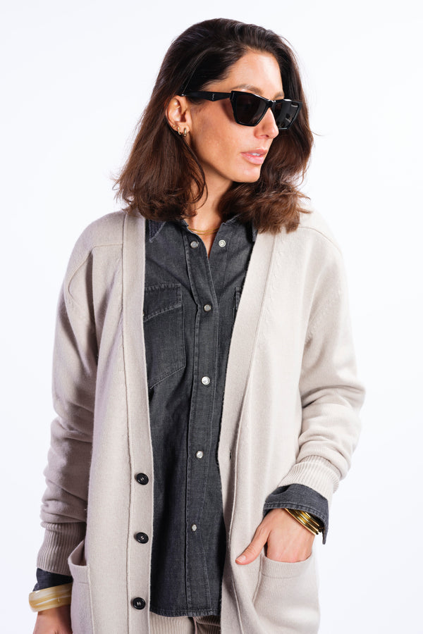 Anthracite jeans shirt