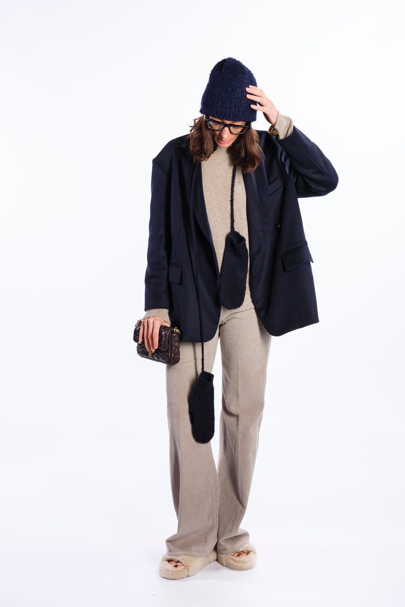 jacket oversize navy