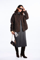 Cappotto corto monopetto