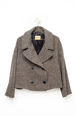 CAPPOTTO CORTO SPINATO