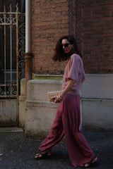 CINDY DUSTY ROSE | CREW NECK