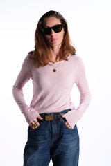 LILY POWDER PINK | GIROCOLLO LIGHT CASHMERE