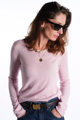 LILY POWDER PINK | GIROCOLLO LIGHT CASHMERE