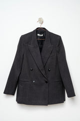 BLAZER double-breasted ANTHRACITE