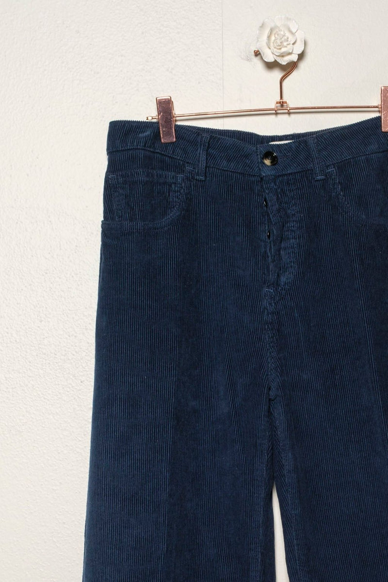 Pantalone in velluto millerighe