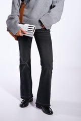 Jeans nero flared