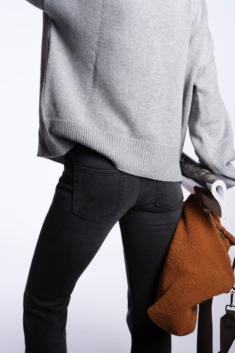 Jeans nero flared