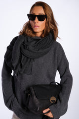 Borsa in pelle nera