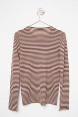 LILY RIGA SESAME | LIGHT CASHMERE CREW NECK
