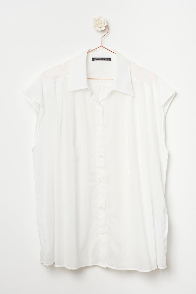 Camicia over  in mussola di cotone