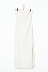 ABITO BUSTIER BIANCO