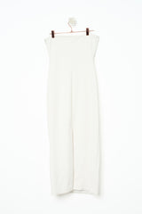 ABITO BUSTIER BIANCO