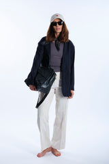 pants embroidered denim