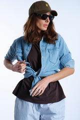 T-shirt oversize terra