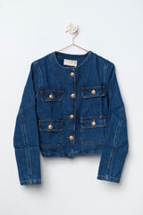 JEANS PALAZZO DENIM BLU