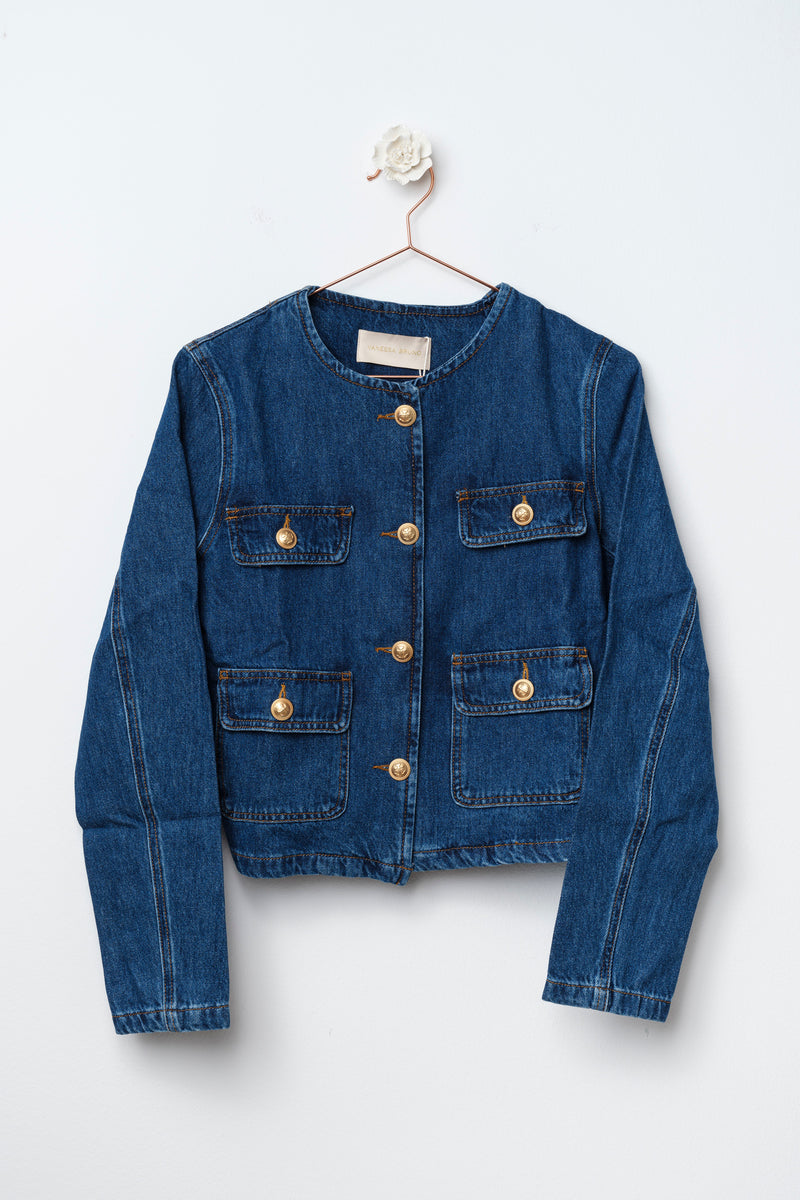 JEANS PALAZZO DENIM BLU
