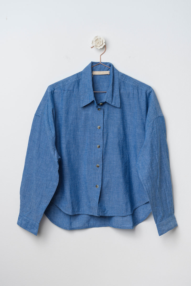 CAMICIA IN COTONE CHAMBRAY