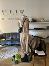 Pantalone jogging in cashmere