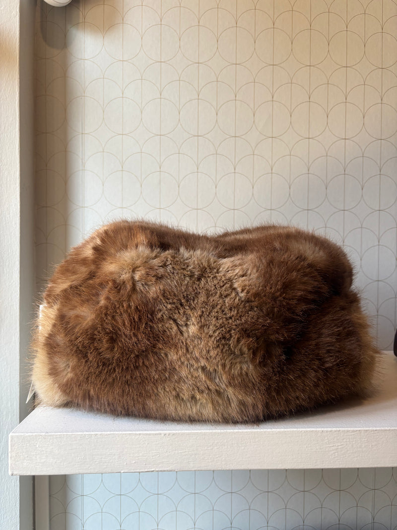 Pochette in pelliccia ecologica L