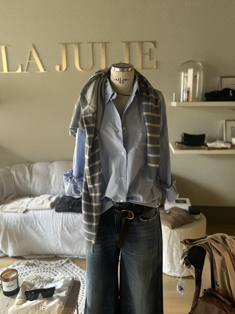 CAMICIA OVER IN POPELINE