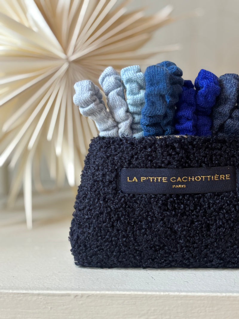 Cashmere scrunchies