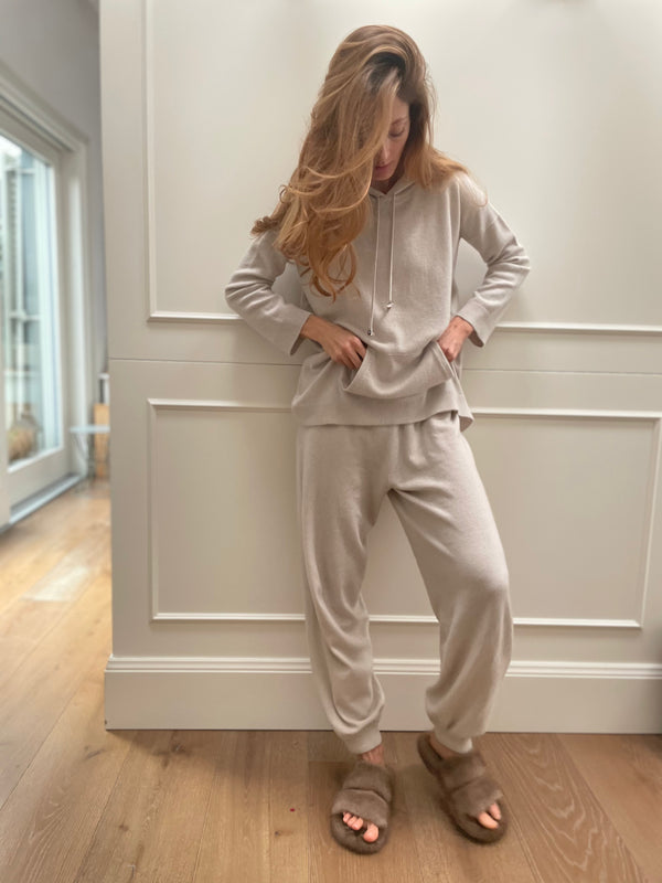 Pantalone jogging in cashmere