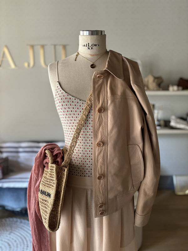 Bomber in pelle