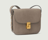 Borsa in pelle goffrata