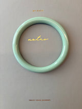 Bracciale resina verde