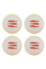 SET OF GOLDFISH PLATES