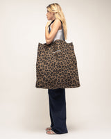 MAXI BORSA SHOPPER LEOPARDATA