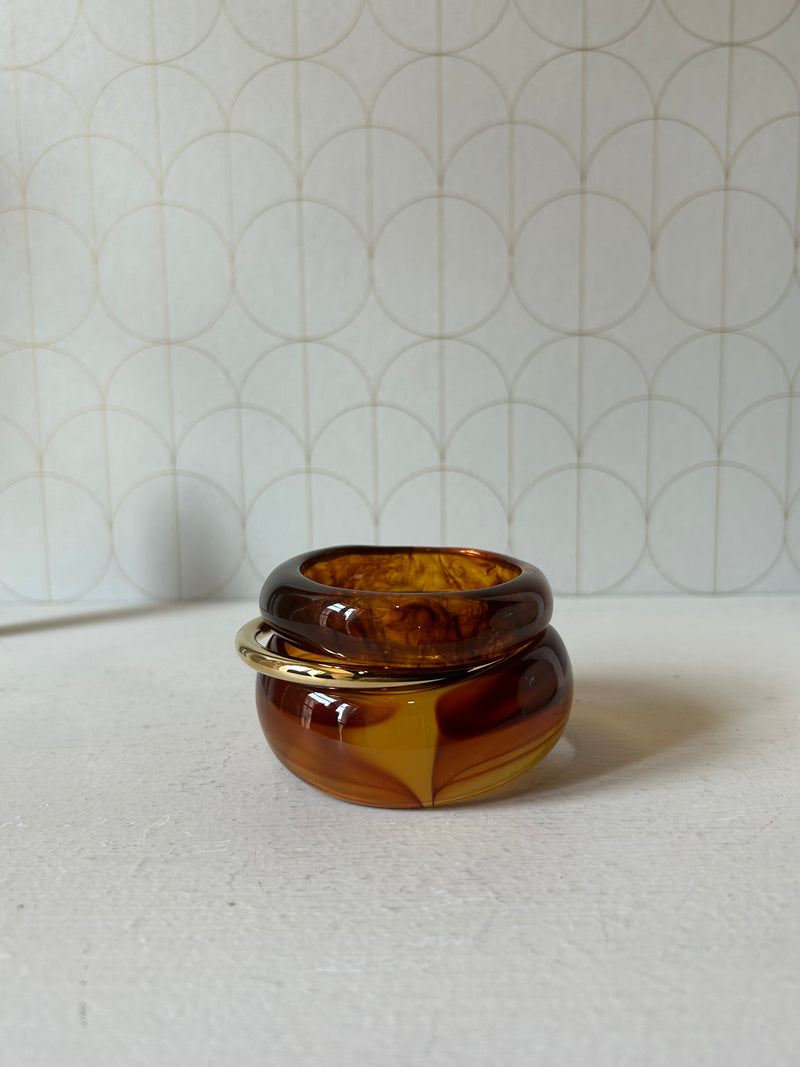 Bracciale resina legno