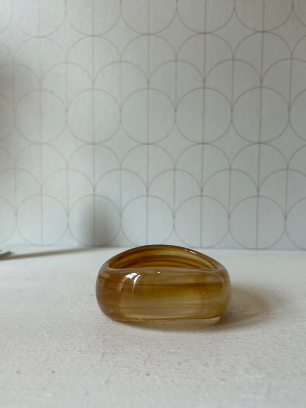 Bracciale resina marrone