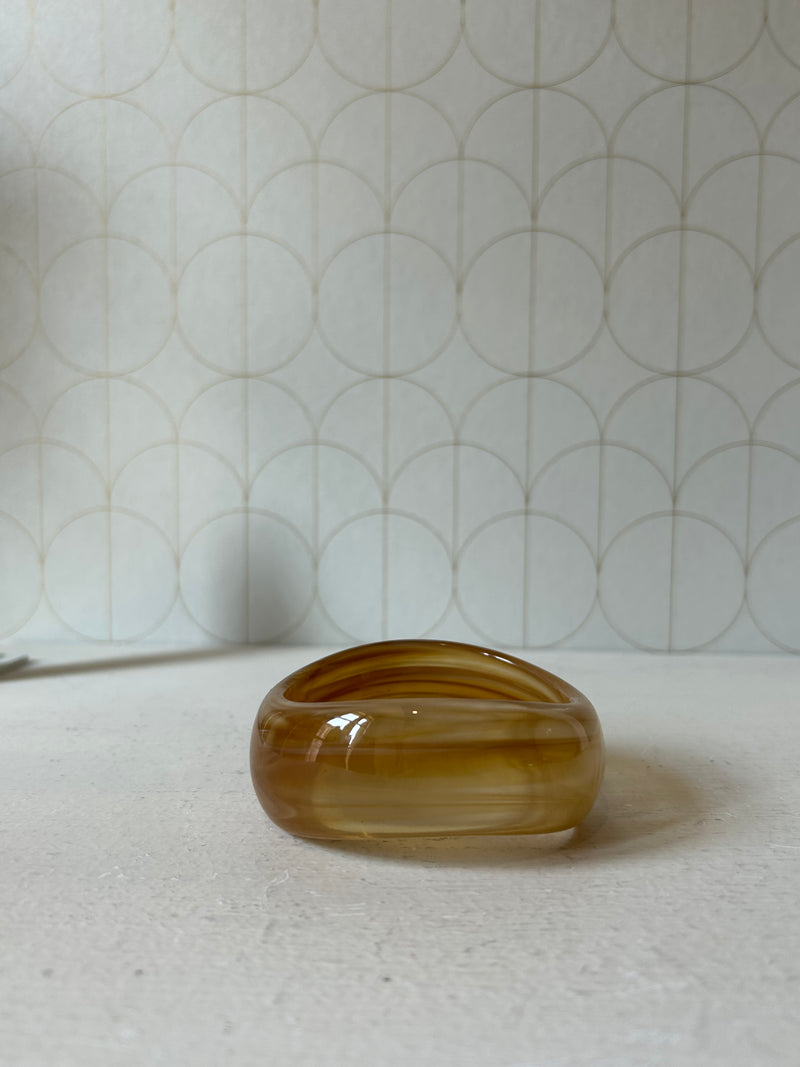 Bracciale resina marrone