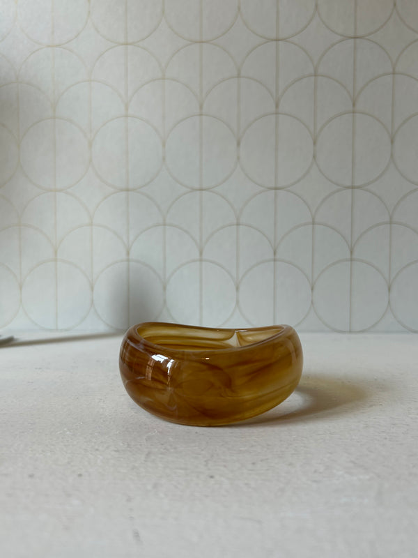 Bracciale resina marrone