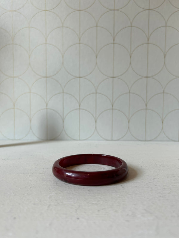 Bracciale resina bordeaux