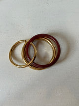 Bracciale resina bordeaux