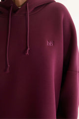 FELPA OVERSIZE BURGUNDY