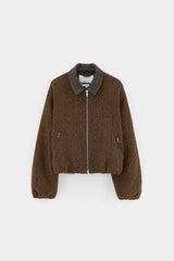 BROWN BOMBER JACKET