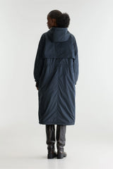 LONG COAT WITH HOOD