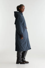 LONG COAT WITH HOOD