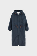 LONG COAT WITH HOOD