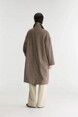 CAPPOTTO OVERSIZE MISTO LANA